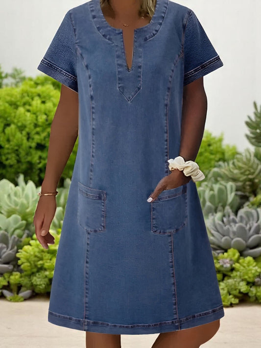 Lella | Women's Breathable Denim Relaxed Dress