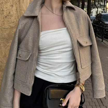 Kirra | Women's Breathable Wool Relaxed Jacket