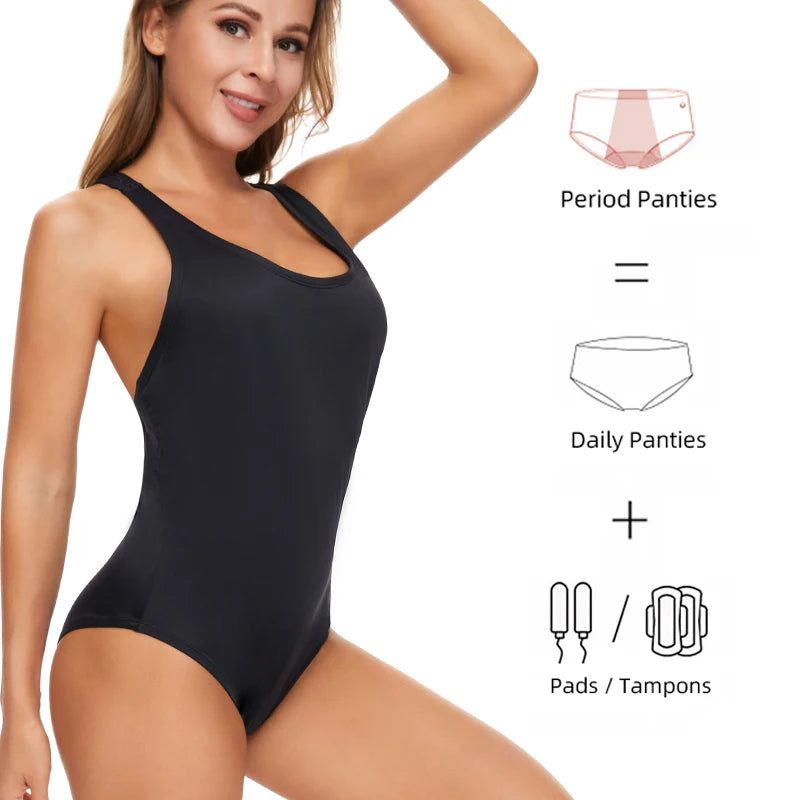 Trendy One Piece Swimsuit Waterproof Period Bathing Suit for Women Comfortable and Stylish Milanni Fashion