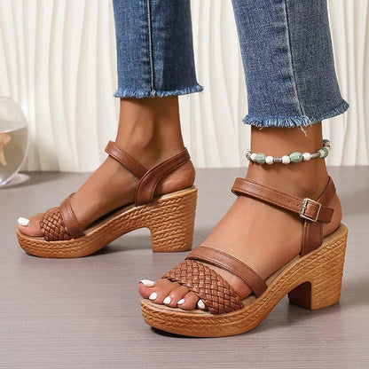 Deborah™ | Woven Platform Sandals