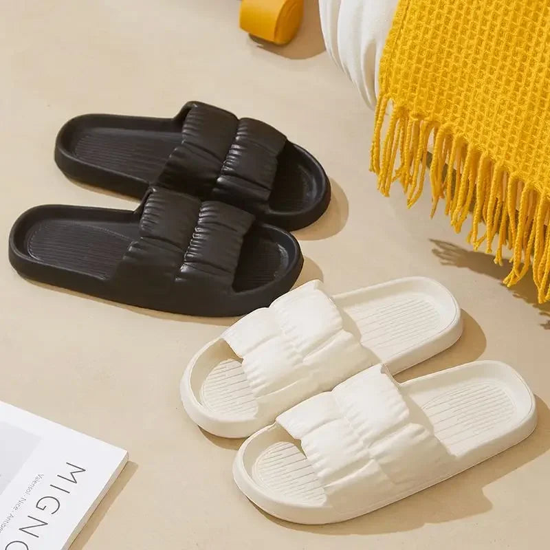 Home Platform Slippers Summer Beach Flip Flops for Women EVA Soft Sole Non-Slip Flat Shoes Milanni Fashion