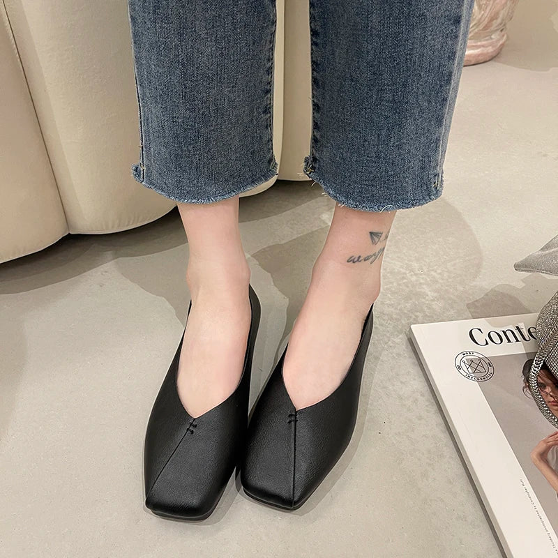 Soft Leather Shoes Spring Classic Lightweight Flat Shoes Female Harajuku Students All-match Loafers Milanni Fashion