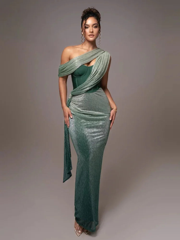 Nicole | Women's One-Shoulder Evening Dress