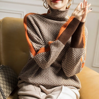 Sienna | Women's Turtleneck Relaxed Cozy Sweater