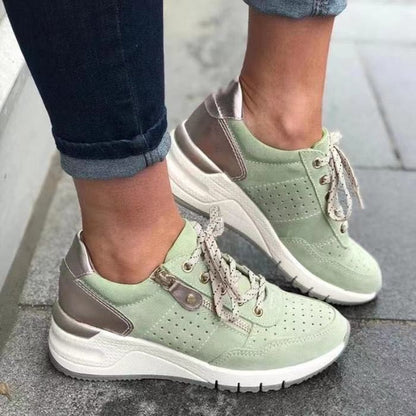 Marie | Women's Casual-Sneakers with runder Lace and Lacing