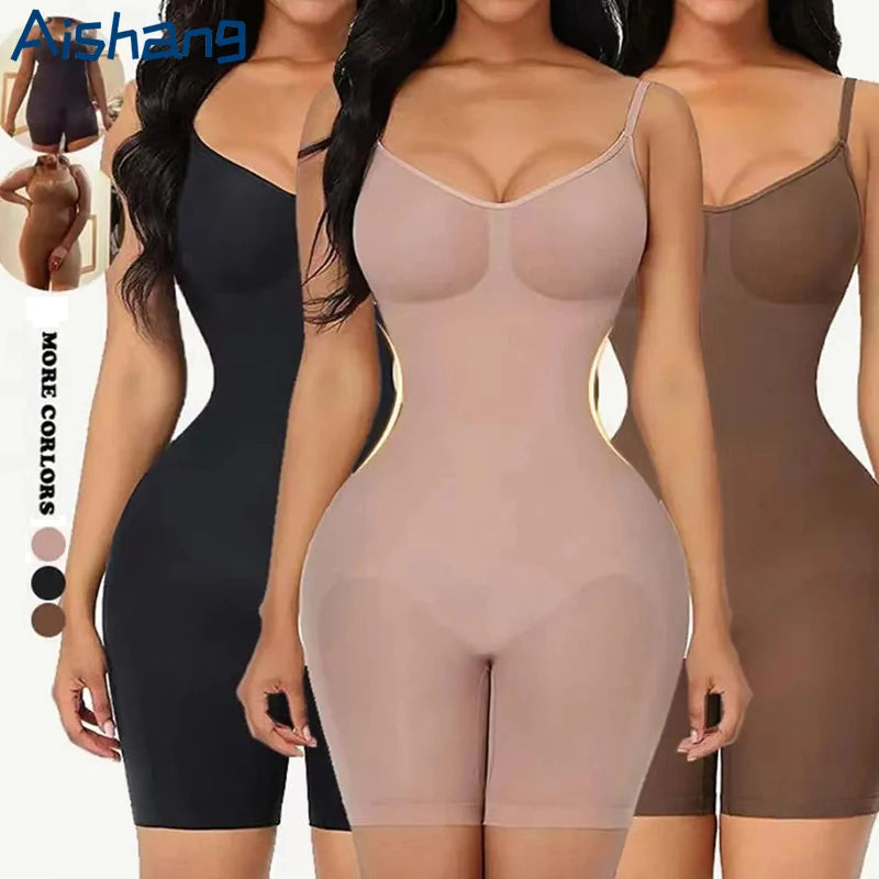 Bodysuit Shapewear Tummy Control Full Body Shaper Slimming Sheath Butt Lifter Push Up Corset Milanni Fashion