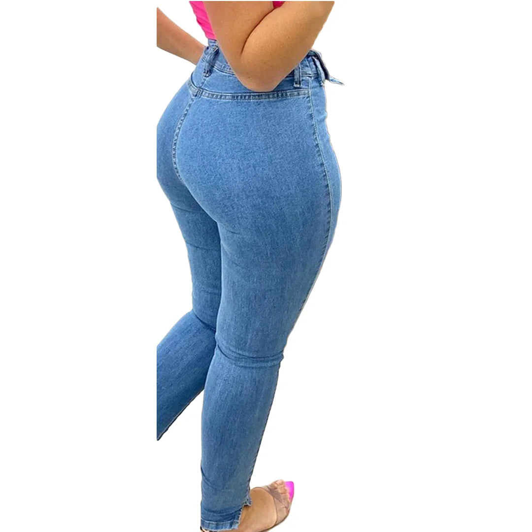 Denim Fashion Pencil Trouser Jeans for Ladies Trendy Fit Jeans Pants Stylish Casual Wear for Women Milanni Fashion