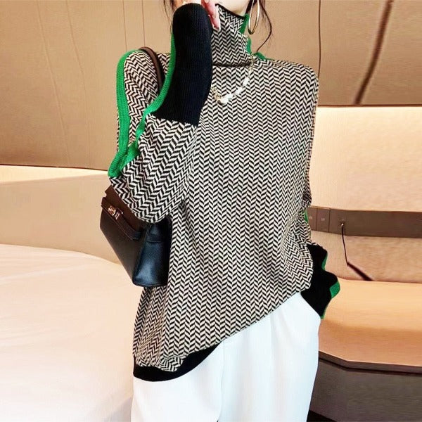 Sienna | Women's Turtleneck Relaxed Cozy Sweater