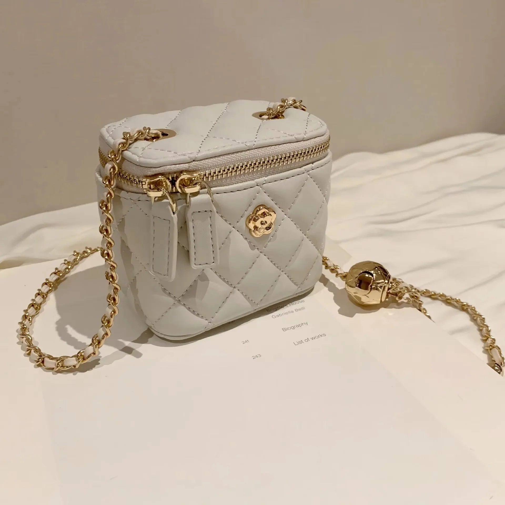 Rhombic Chain Box Small Bag Mini Shoulder Crossbody Secret Garden Handbag Stylish Women’s Purse Milanni Fashion