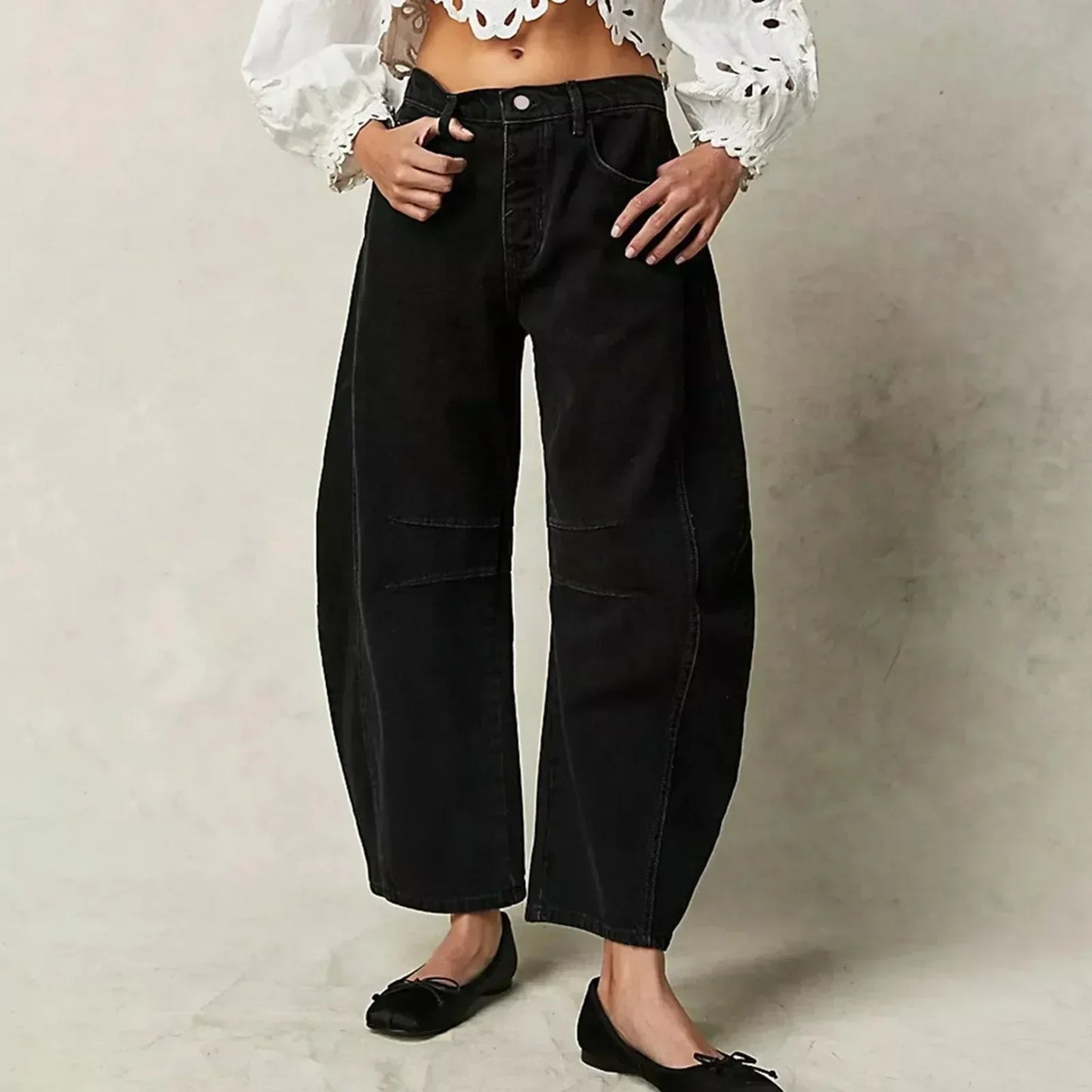 Harper | Cropped Wide-Leg Pants