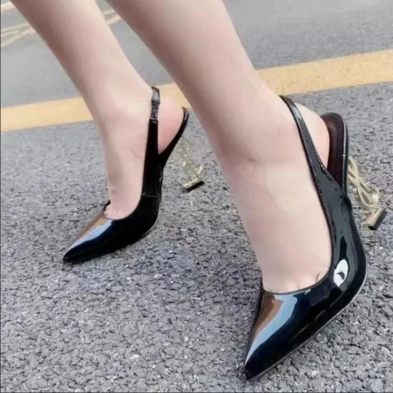 Sexy Stiletto Designer Shoes Elegant Slip-on Outdoor Party High Heels Women's Fashion Footwear Milanni Fashion