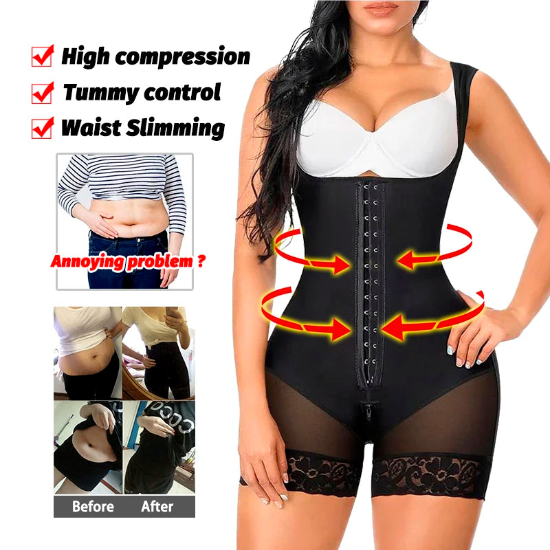 Corset Girdles High Compression Shaper Post Surgery Modeling Sheath Stage 2 Shapewear Women Control Garment  Milanni Fashion   