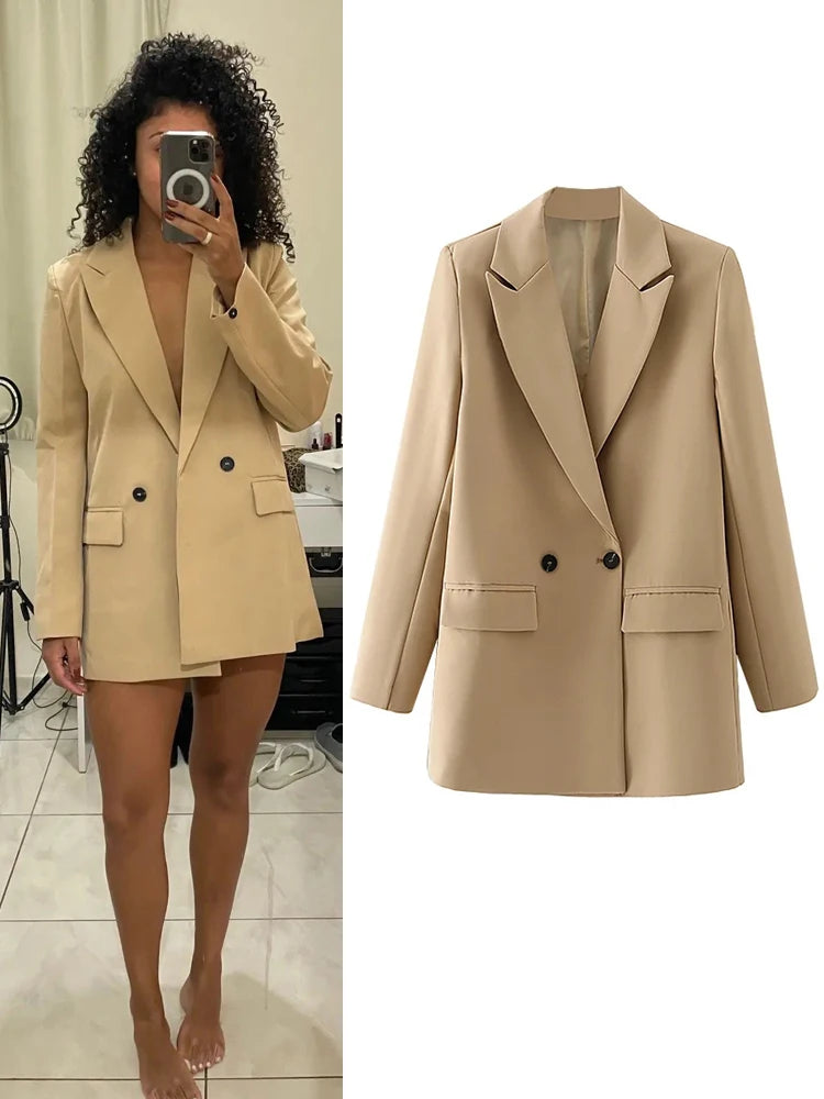 Women Coat Fashion Office Wear Women's Blazer Jacket Outerwear 2024  Milanni Fashion   