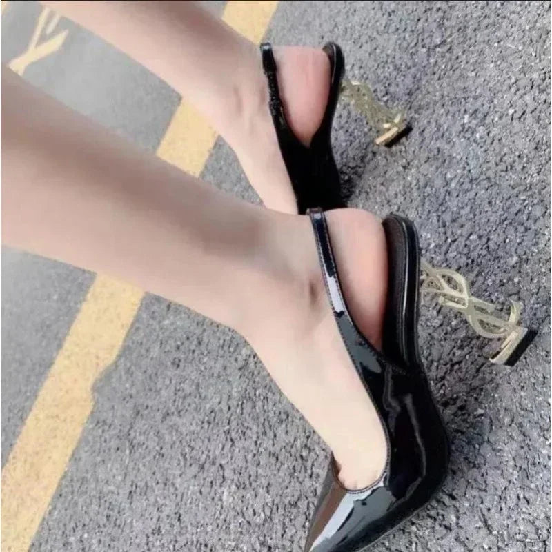 Sexy Stiletto Designer Shoes Elegant Slip-on Outdoor Party High Heels Women's Fashion Footwear Milanni Fashion