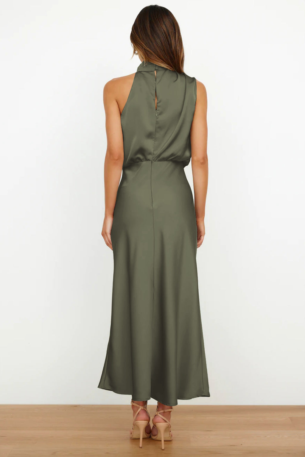 Doris | Women's Chic Halter Neck Evening Dress