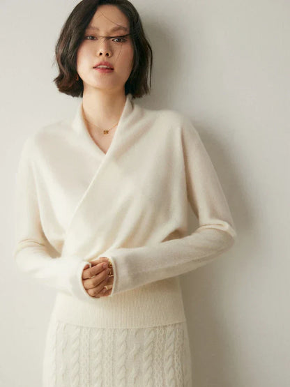 Laura | Women's Wrap Cozy Soft Sweater