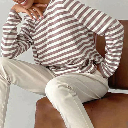 Felicity | Women's Relaxed Striped Casual Shirt