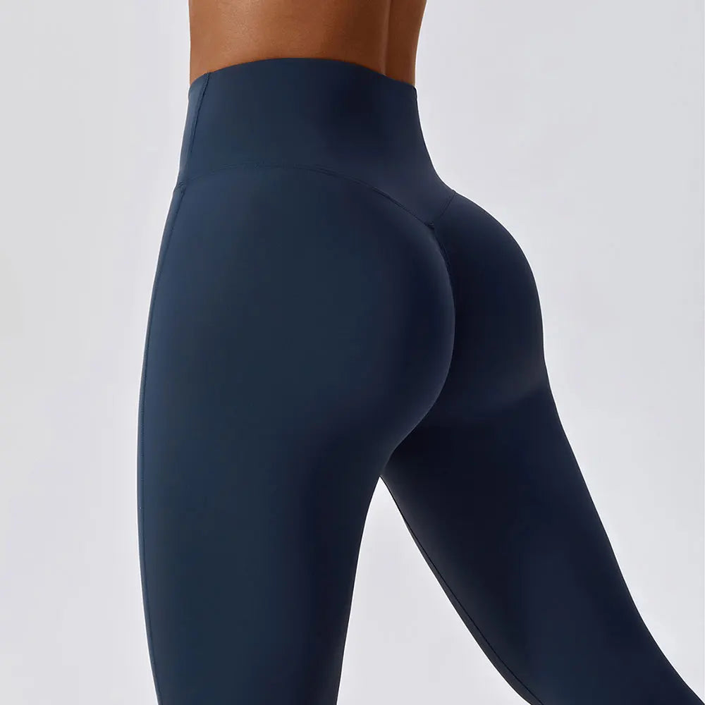 Women Gym Push Up Seamless Yoga Pant - Stretchy High Waist Athletic Exercise Fitness Leggings Activewear Pants  Milanni Fashion   