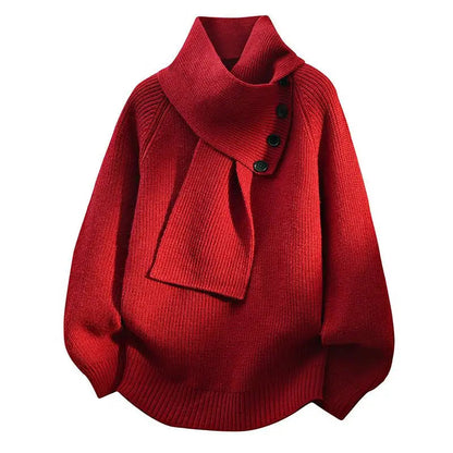 Imogen™ | Cozy Scarf-Neck Sweater