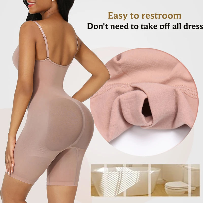 Bodysuit Shapewear Tummy Control Full Body Shaper Slimming Sheath Butt Lifter Push Up Corset Milanni Fashion