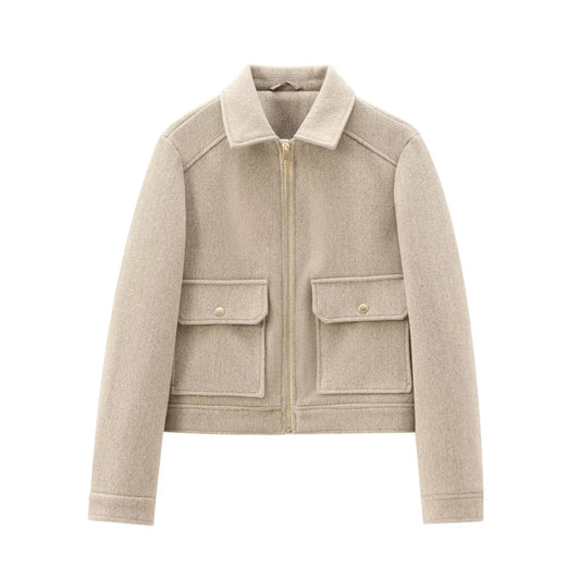 Kirra | Women's Breathable Wool Relaxed Jacket