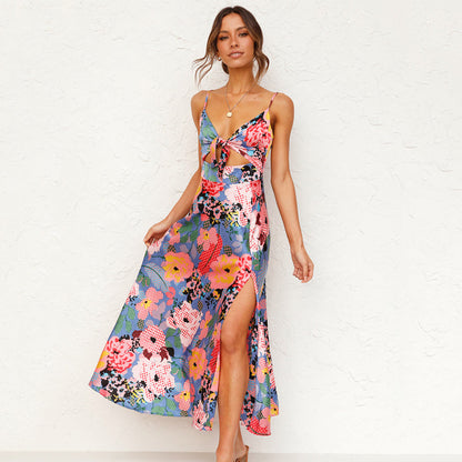 Jasmine | Women's Wrap Maxi Floral Wedding Dress