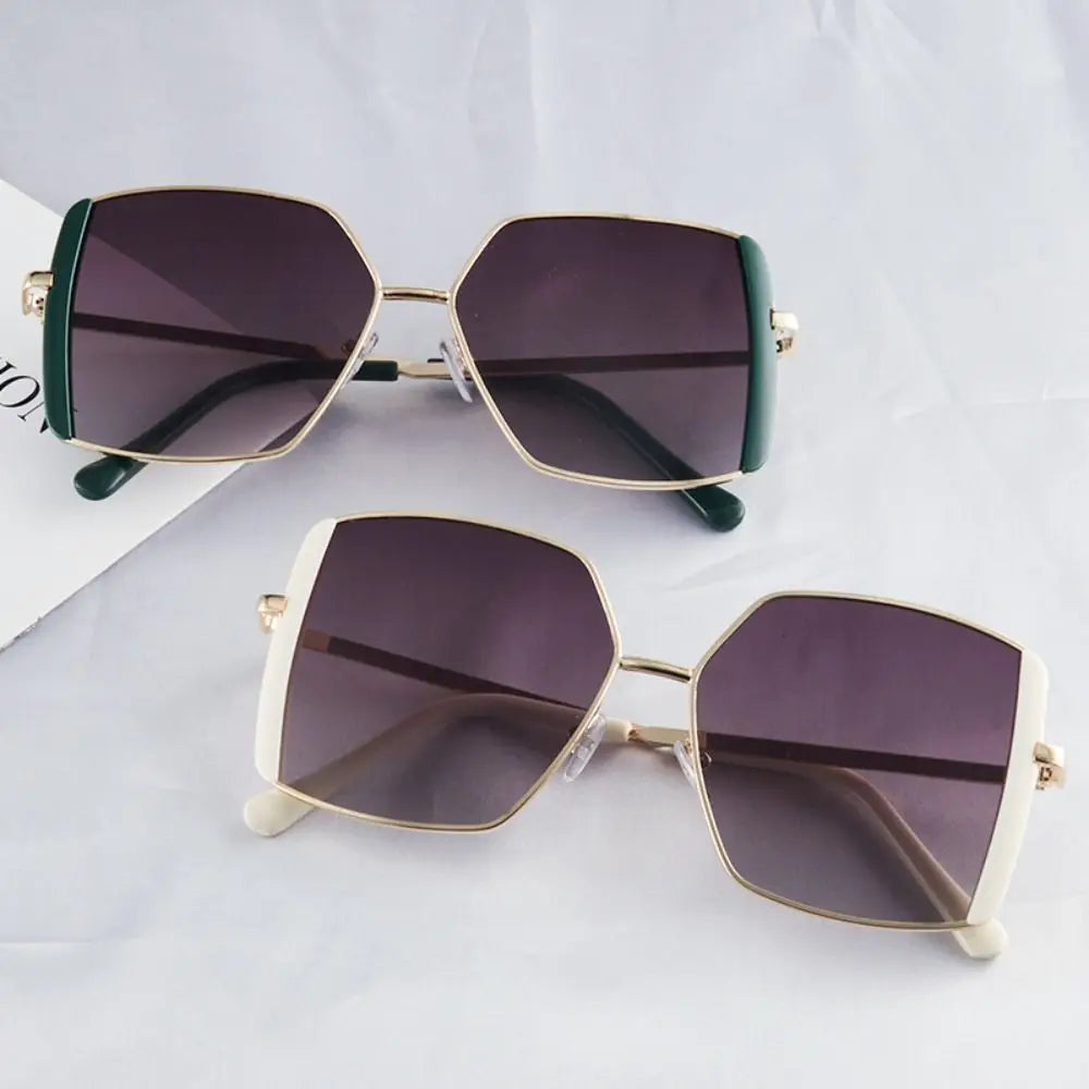 Big Square Shades Sunglasses for Women 2024 Fashion Rimless Sun Glasses  Milanni Fashion   