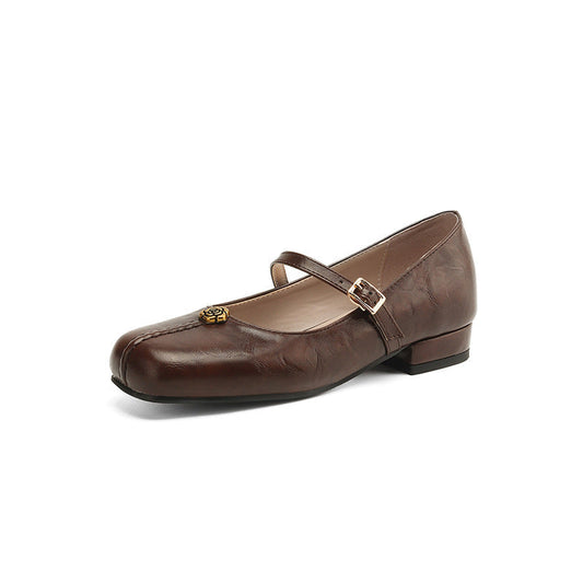 Susanne | Women's Spring Ballet Flats with Strap