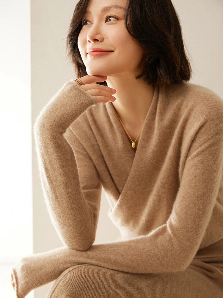 Laura | Women's Wrap Cozy Soft Sweater