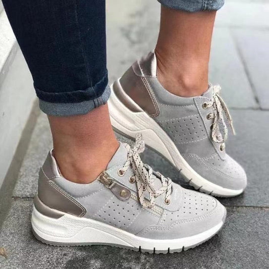 Marie | Women's Casual-Sneakers with runder Lace and Lacing