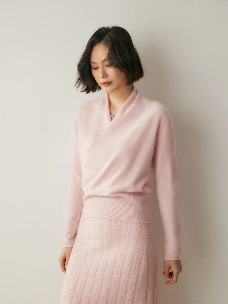 Laura | Women's Wrap Cozy Soft Sweater
