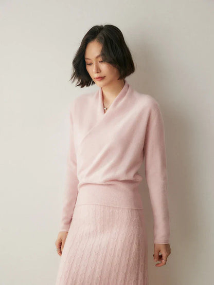 Laura | Women's Wrap Cozy Soft Sweater