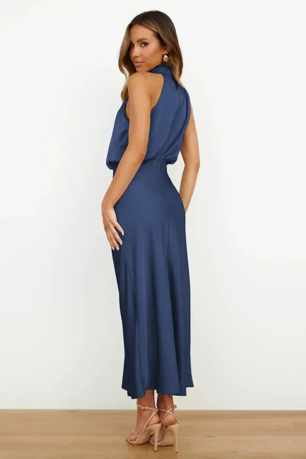 Doris | Women's Chic Halter Neck Evening Dress