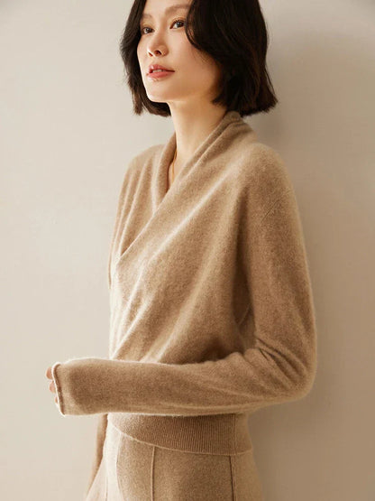 Laura | Women's Wrap Cozy Soft Sweater
