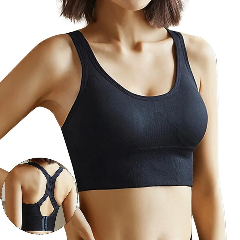 Wireless Sports Vest Bra for Women Sexy Seamless Bralette with Pads Comfortable Underwear Milanni Fashion