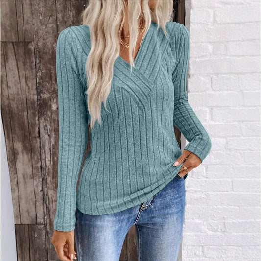 Asoria | Women's Relaxed Striped Cozy Sweater
