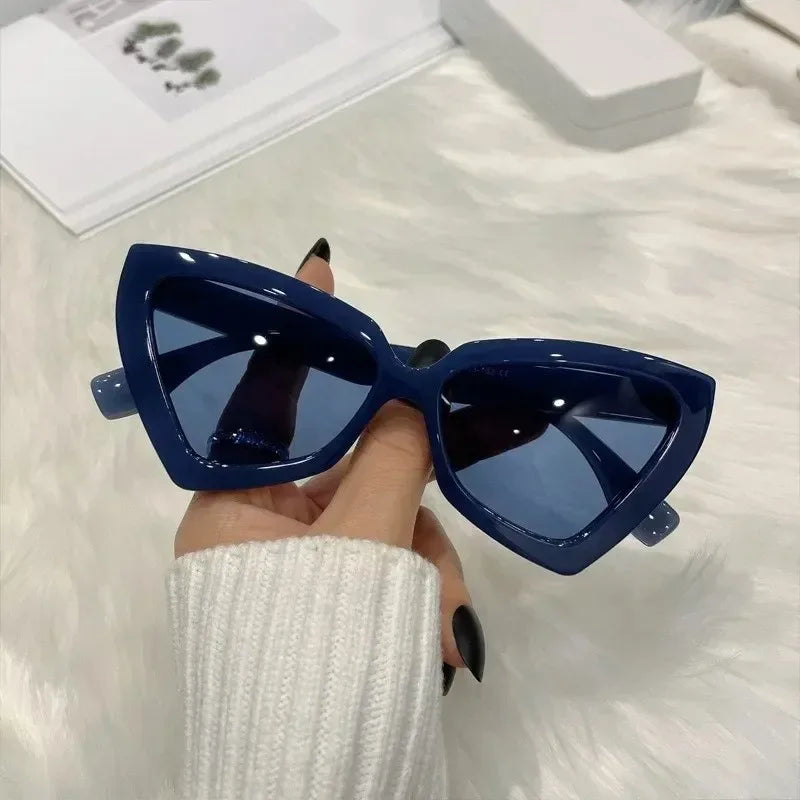 Triangular Fashion Cat-eye Sunglasses New Vintage Concave Sun Glasses  Milanni Fashion   