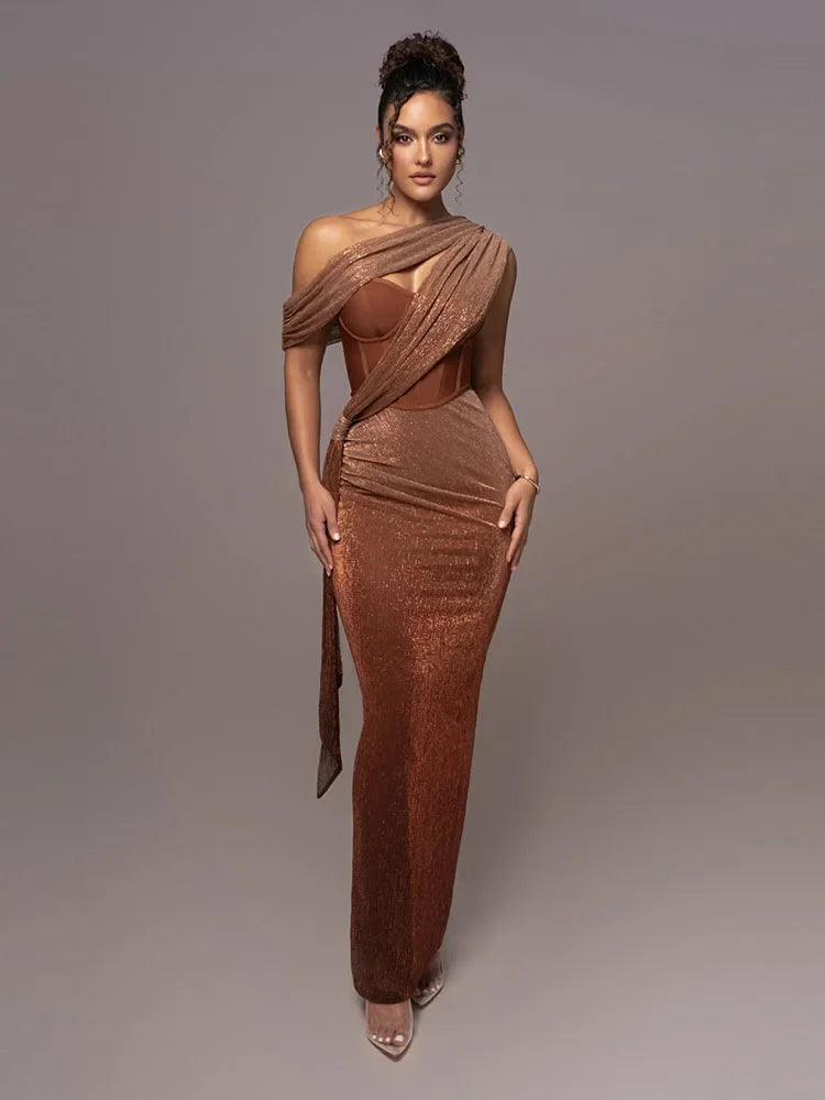 Nicole | Women's One-Shoulder Evening Dress
