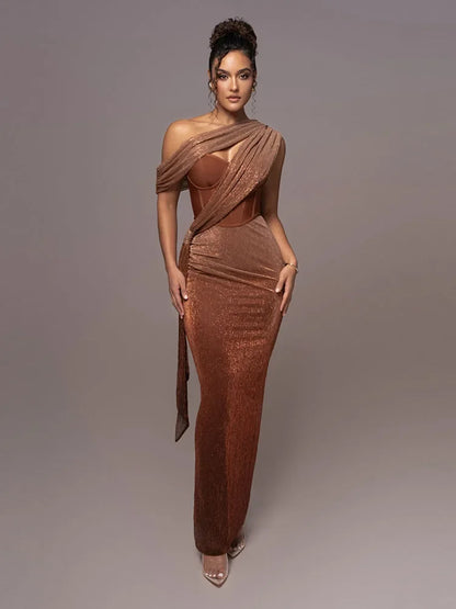 Nicole | Women's One-Shoulder Evening Dress