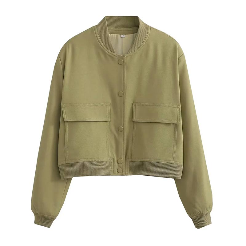 Marie | Women's Shorts Streetwear-Jacket with Button Placket
