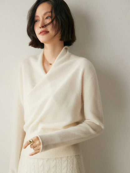 Laura | Women's Wrap Cozy Soft Sweater