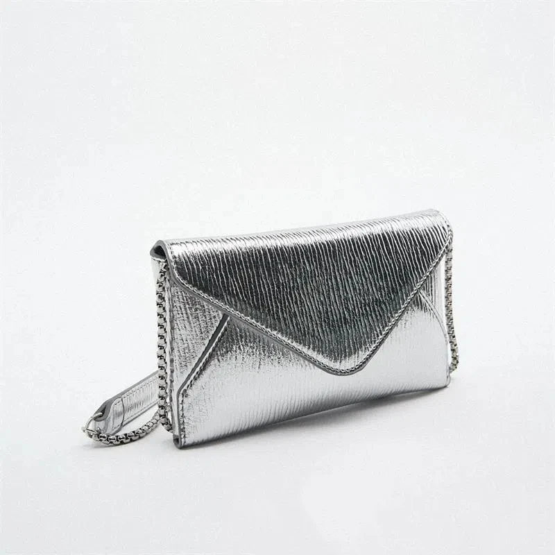 Fashionable Single Shoulder Small Square Bag Mini Chain Envelope Purse Stylish Women Handbag Milanni Fashion