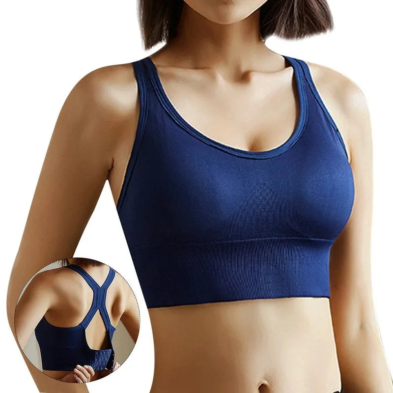 Wireless Sports Vest Bra for Women Sexy Seamless Bralette with Pads Comfortable Underwear Milanni Fashion