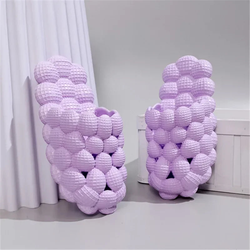 Soft Bubble Slippers Fashion New EVA Cool Home Beach Shoes Massage Sole Designer Indoor Peanut Slippers Milanni Fashion