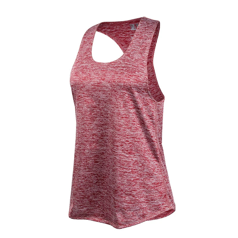 Sleeveless Yoga Top Women Quick Dry Breathable Running Sports Top Fitness Gym Workout Yoga Shirt Milanni Fashion