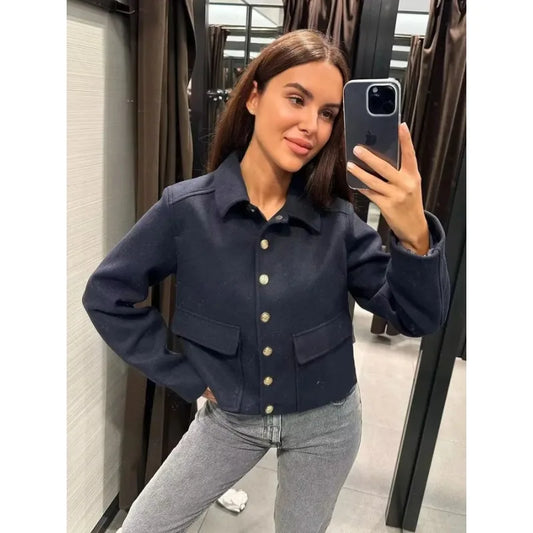 Lara | Women's Cropped Relaxed Stylish Jacket