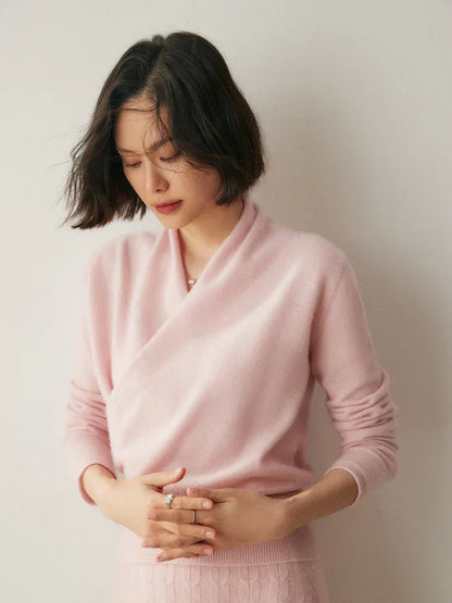Laura | Women's Wrap Cozy Soft Sweater