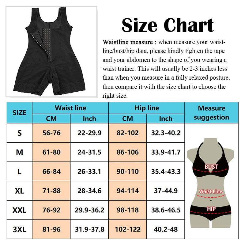 Corset Girdles High Compression Shaper Post Surgery Modeling Sheath Stage 2 Shapewear Women Control Garment  Milanni Fashion   