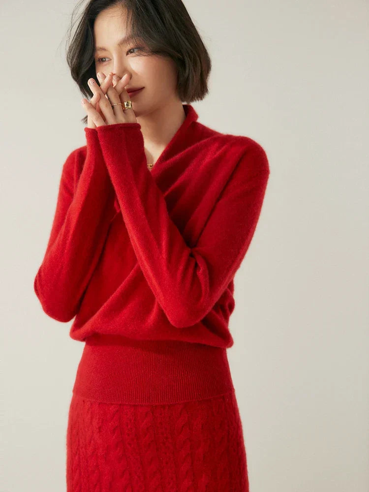 Laura | Women's Wrap Cozy Soft Sweater