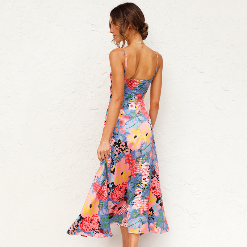 Jasmine | Women's Wrap Maxi Floral Wedding Dress